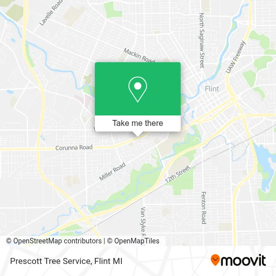 Prescott Tree Service map