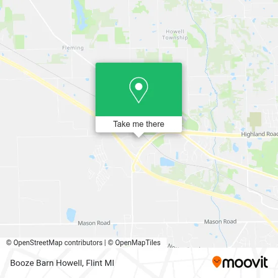 Booze Barn Howell map