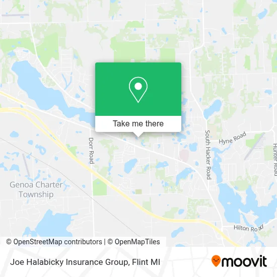 Joe Halabicky Insurance Group map