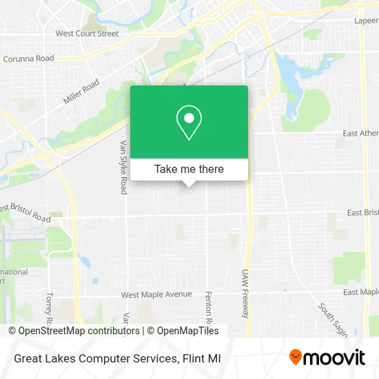 Great Lakes Computer Services map