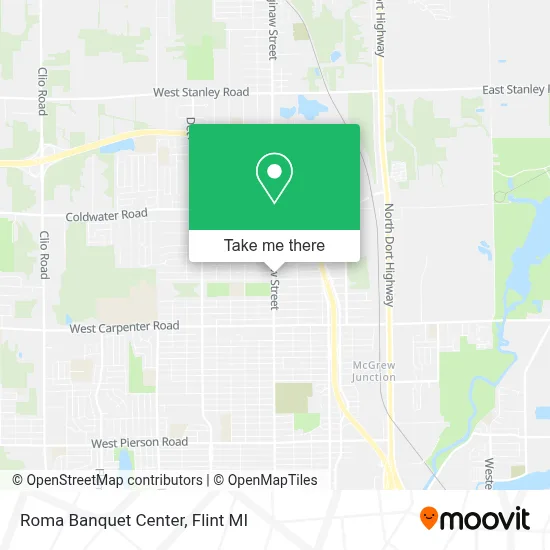 Roma Banquet Center map