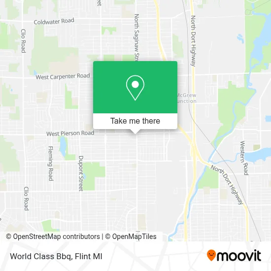World Class Bbq map