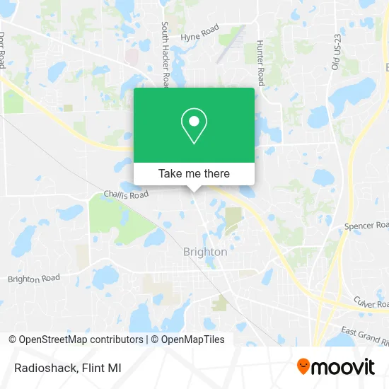 Radioshack map