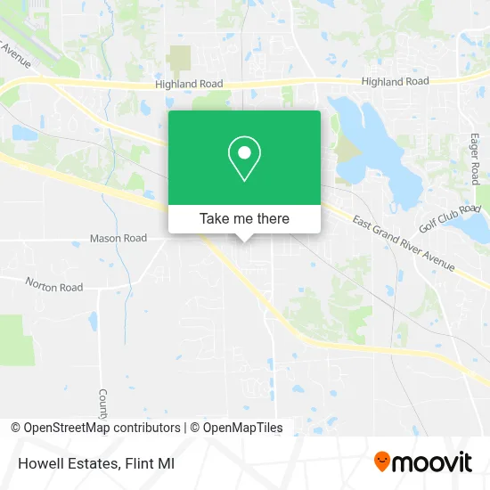 Howell Estates map