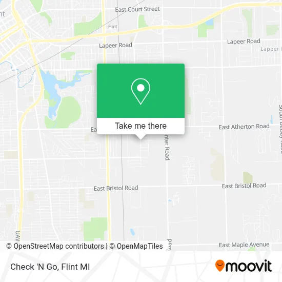 Check 'N Go map