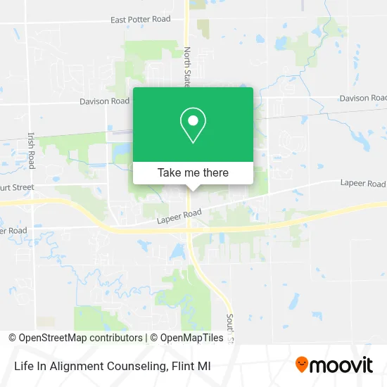 Life In Alignment Counseling map