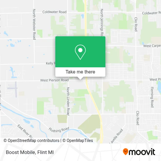 Boost Mobile map