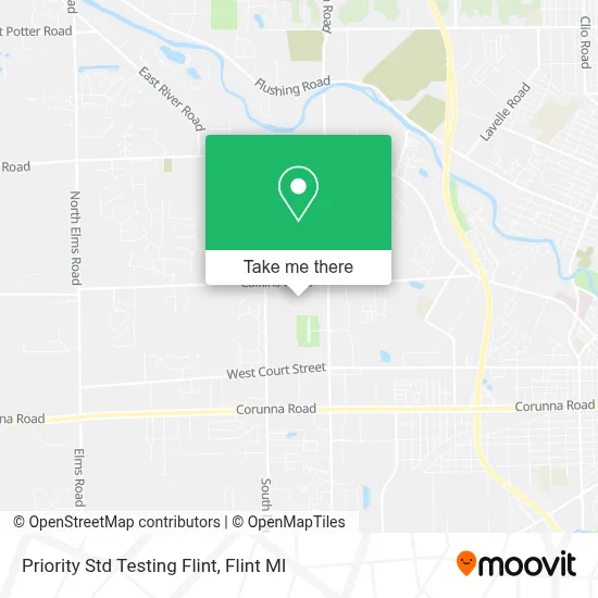 Priority Std Testing Flint map