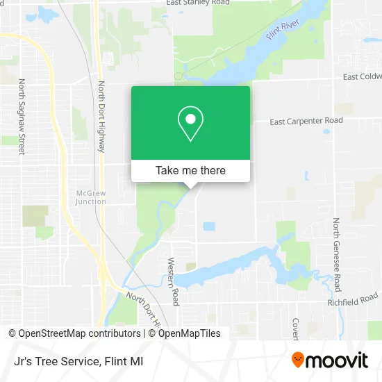Jr's Tree Service map