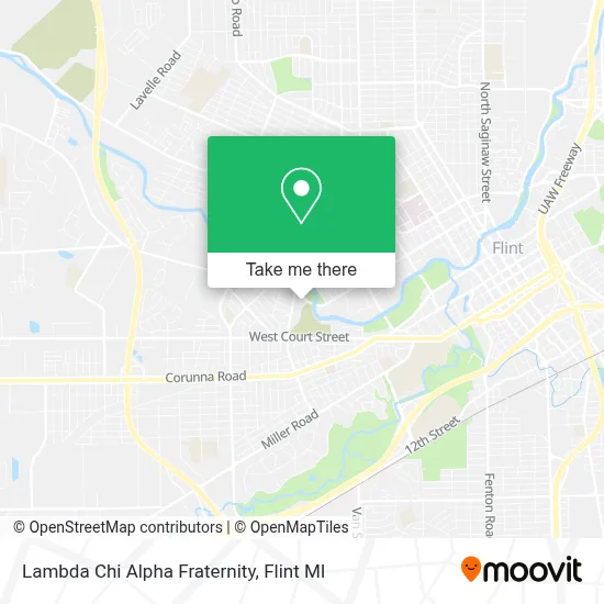 Lambda Chi Alpha Fraternity map