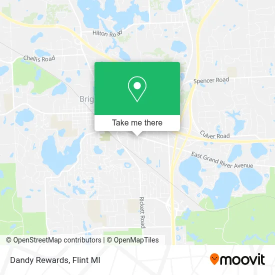 Dandy Rewards map
