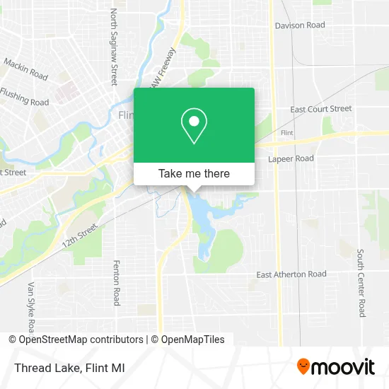 Thread Lake map