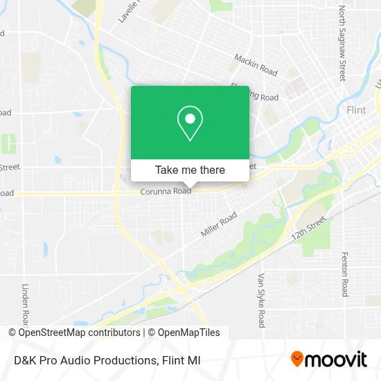 D&K Pro Audio Productions map