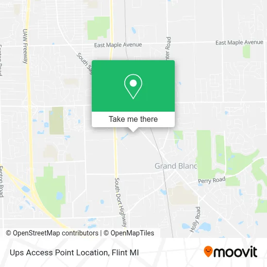 Ups Access Point Location map