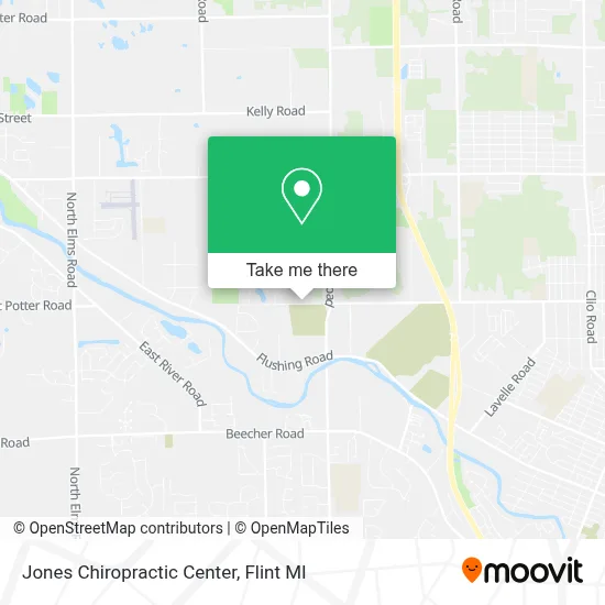 Jones Chiropractic Center map