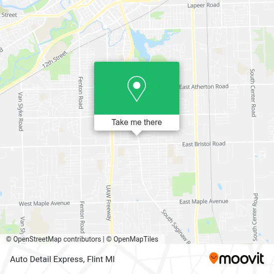 Auto Detail Express map