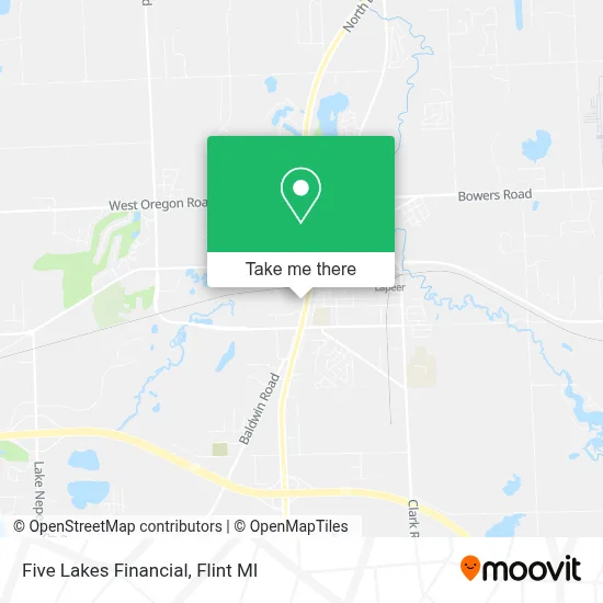 Five Lakes Financial map