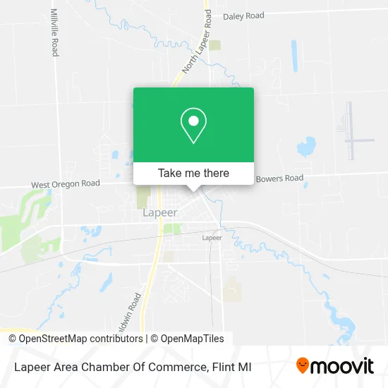 Lapeer Area Chamber Of Commerce map