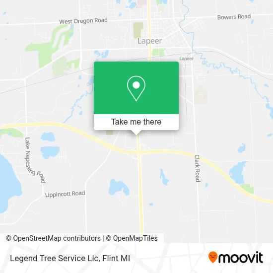 Legend Tree Service Llc map