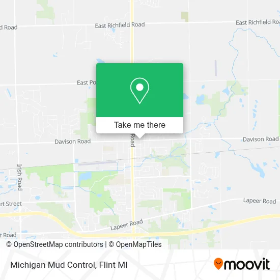 Michigan Mud Control map