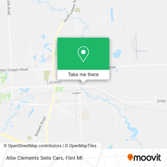 Allie Clements Sells Cars map