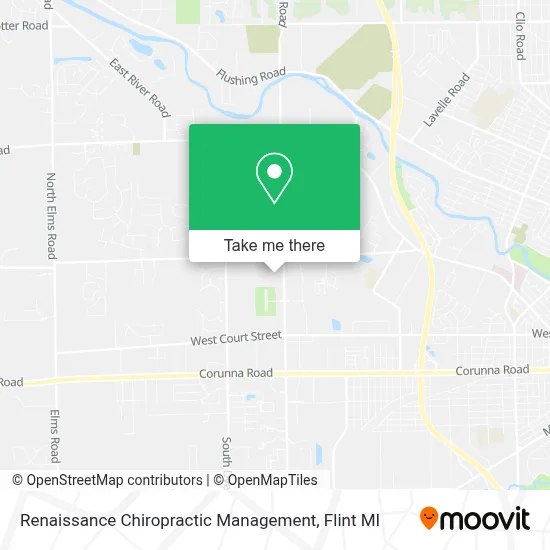 Renaissance Chiropractic Management map