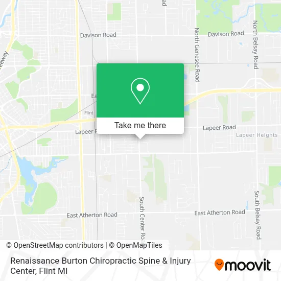 Renaissance Burton Chiropractic Spine & Injury Center map
