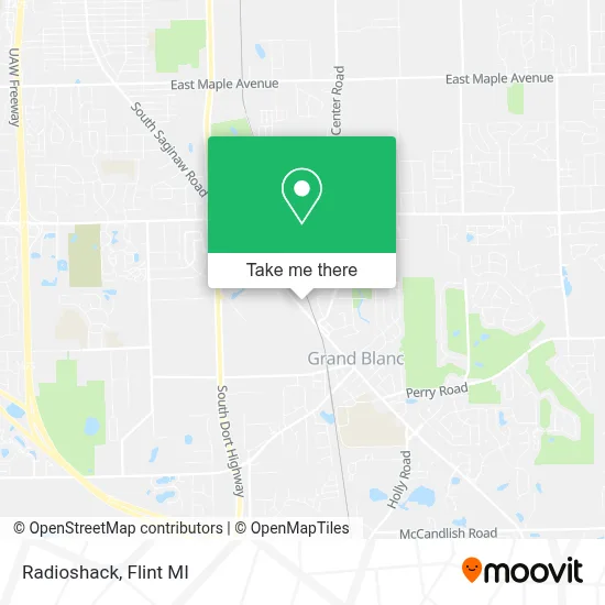 Radioshack map