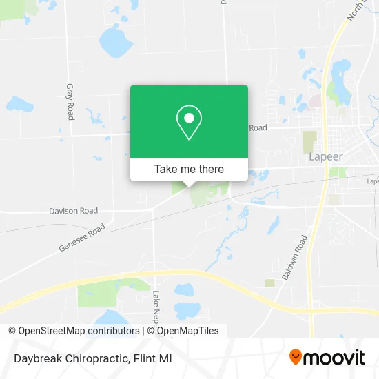 Daybreak Chiropractic map
