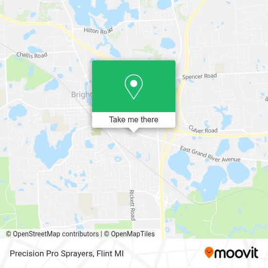 Precision Pro Sprayers map