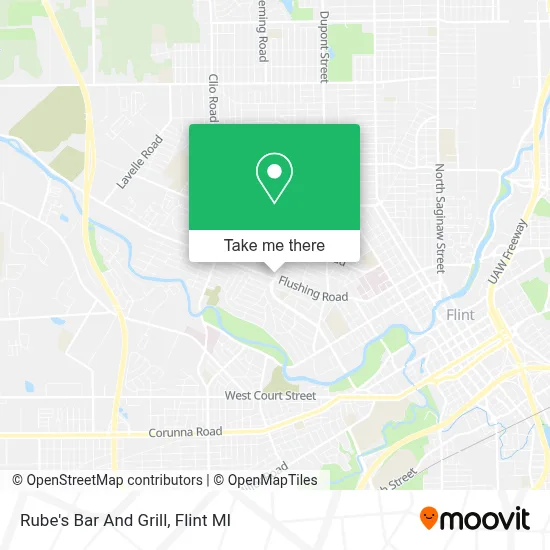 Rube's Bar And Grill map