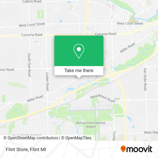 Flint Store map