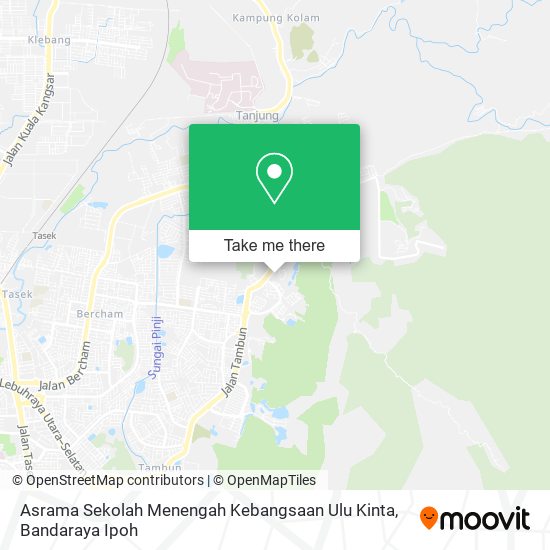 Asrama Sekolah Menengah Kebangsaan Ulu Kinta map