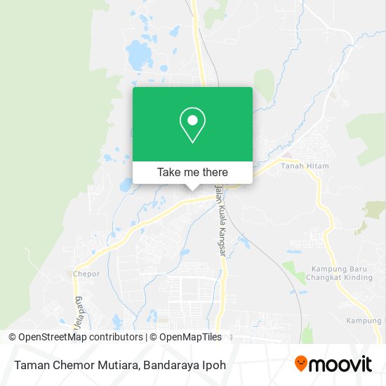 Taman Chemor Mutiara map