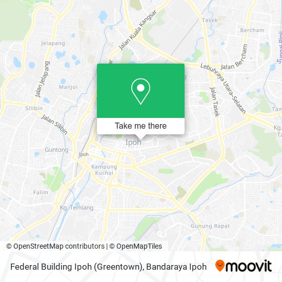 Federal Building Ipoh (Greentown) map