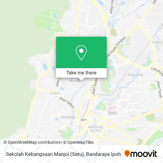 Sekolah Kebangsaan Manjoi (Satu) map