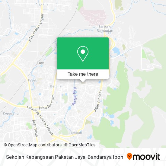 Peta Sekolah Kebangsaan Pakatan Jaya