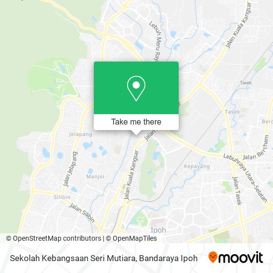 Peta Sekolah Kebangsaan Seri Mutiara