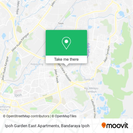 Peta Ipoh Garden East Apartments