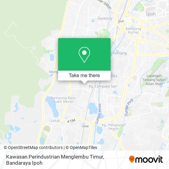 Kawasan Perindustrian Menglembu Timur map