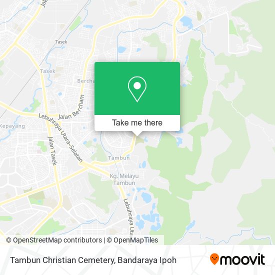 Peta Tambun Christian Cemetery