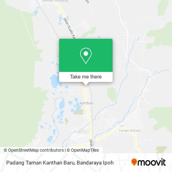 Peta Padang Taman Kanthan Baru
