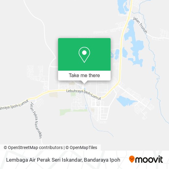Lembaga Air Perak Seri Iskandar map