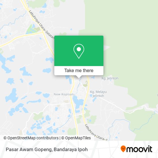 Pasar Awam Gopeng map