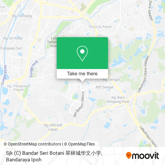 Peta Sjk (C) Bandar Seri Botani 翠林城华文小学