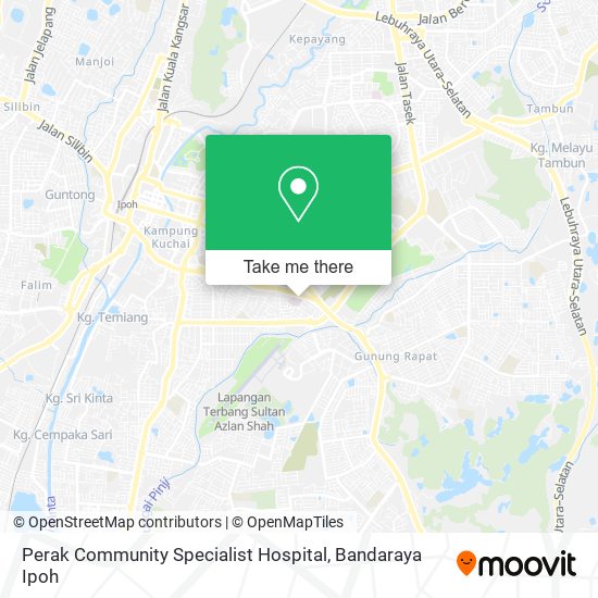 Perak Community Specialist Hospital map