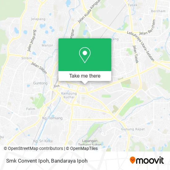 Smk Convent Ipoh map