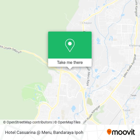 Hotel Casuarina @ Meru map