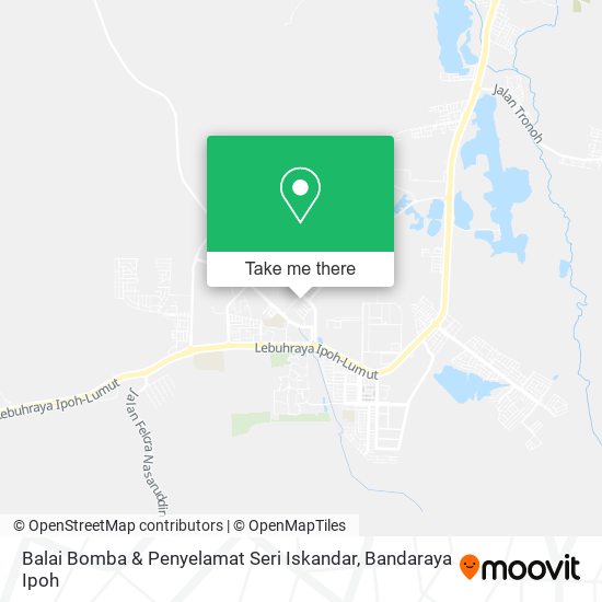 Balai Bomba & Penyelamat Seri Iskandar map