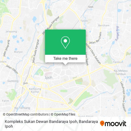Kompleks Sukan Dewan Bandaraya Ipoh map